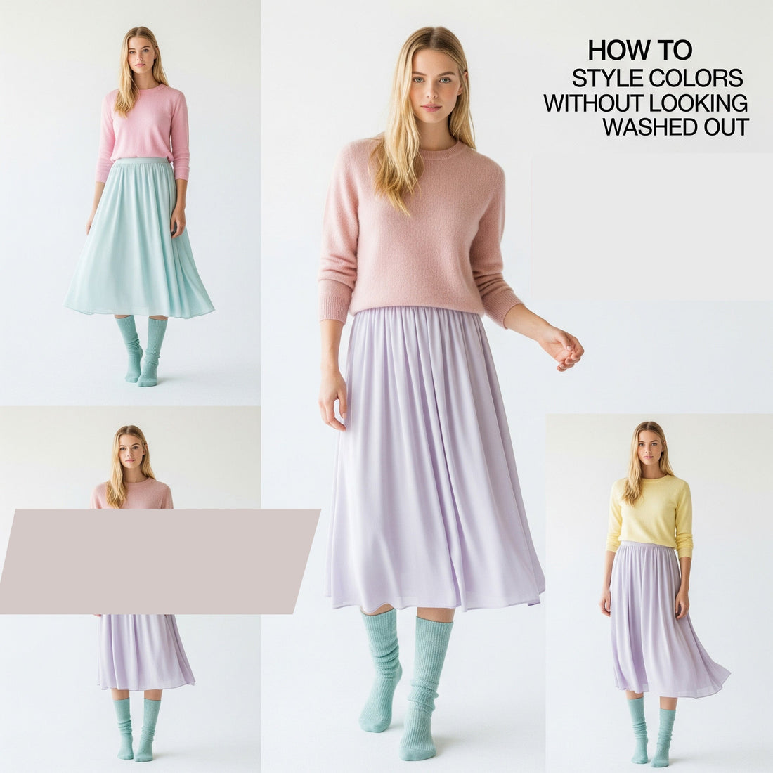 How to Style Colors Without Looking Washed Out