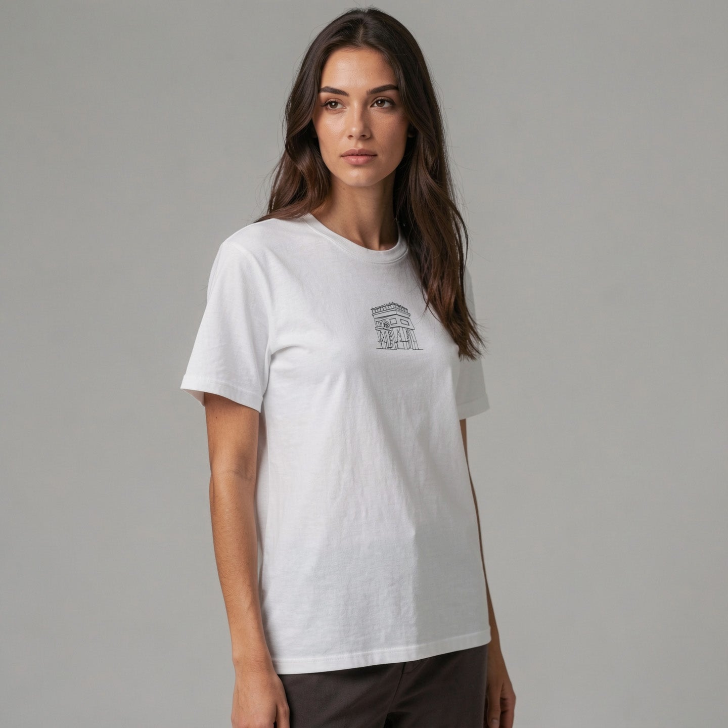 FRENCH ARCHIT T-SHIRT in white
