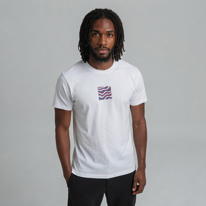 STRIPES AND STARS T-SHIRT in white