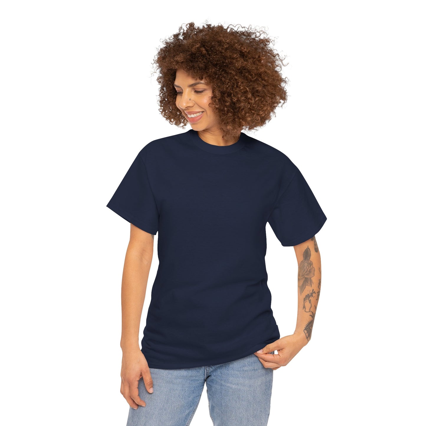 STARS AND STRIPES UNISEX TEE in navy