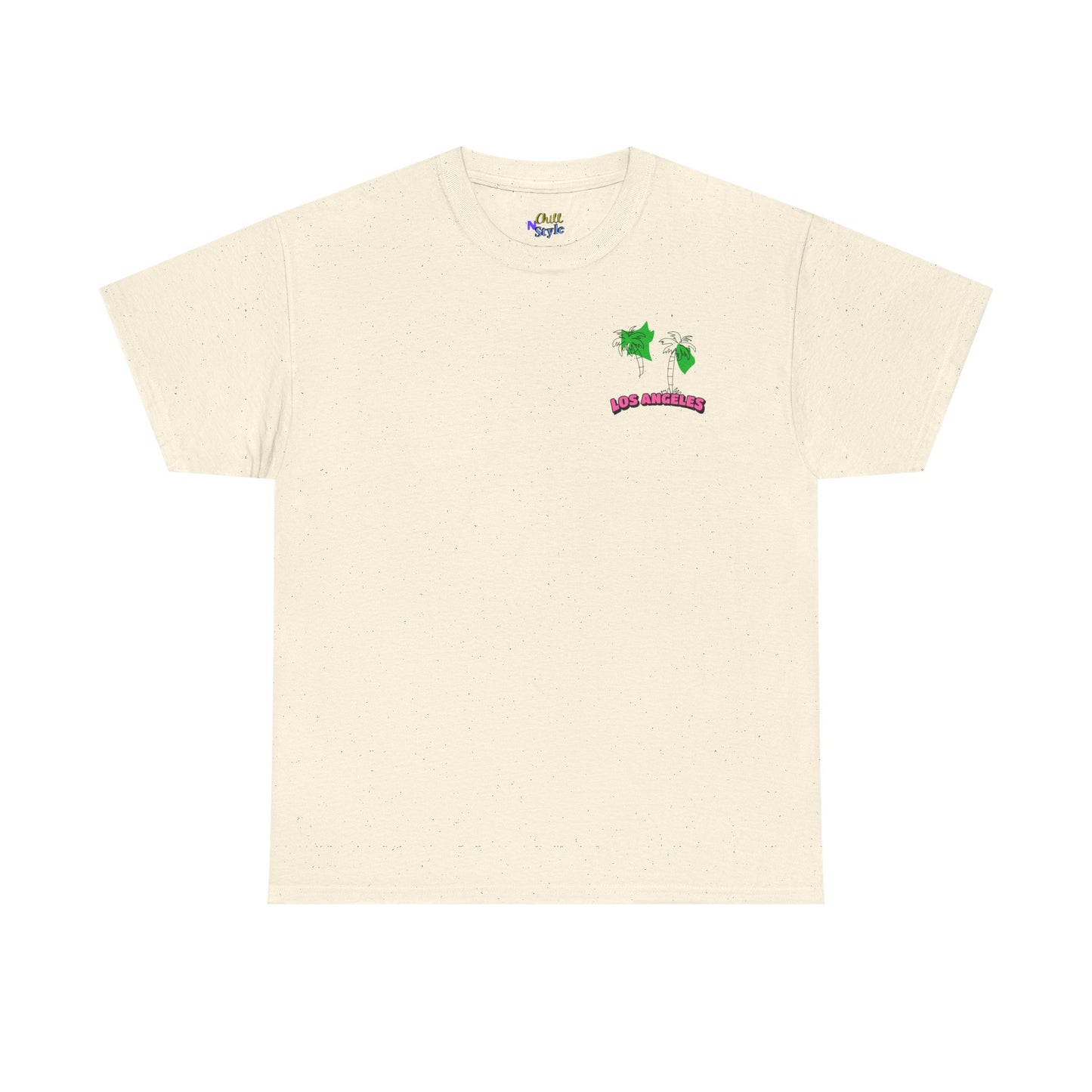 White Tee — 'Star Catcher' Minimal Green Star Graphic T-Shirt