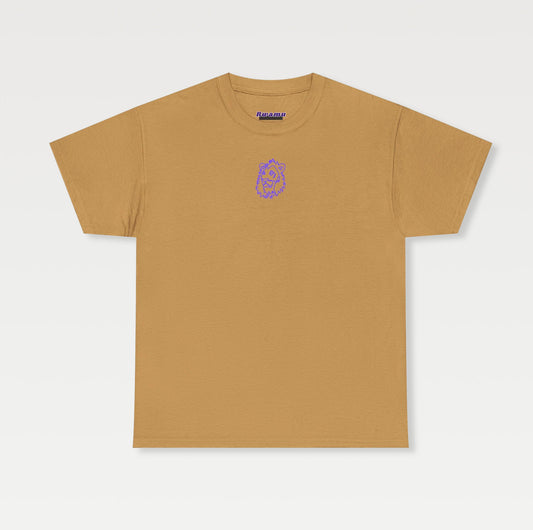 MAJESTIC LION UNISEX HEAVY TEE in old gold