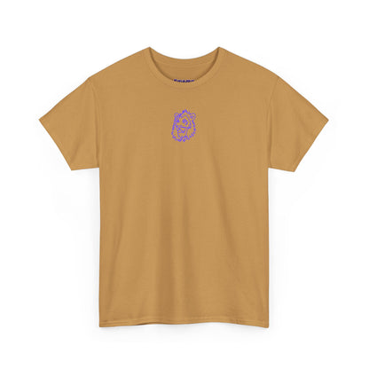 MAJESTIC LION UNISEX HEAVY TEE in old gold