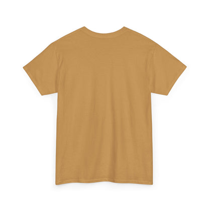 MAJESTIC LION UNISEX HEAVY TEE in old gold