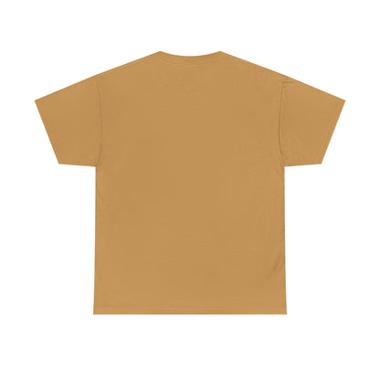 MAJESTIC LION UNISEX HEAVY TEE in old gold