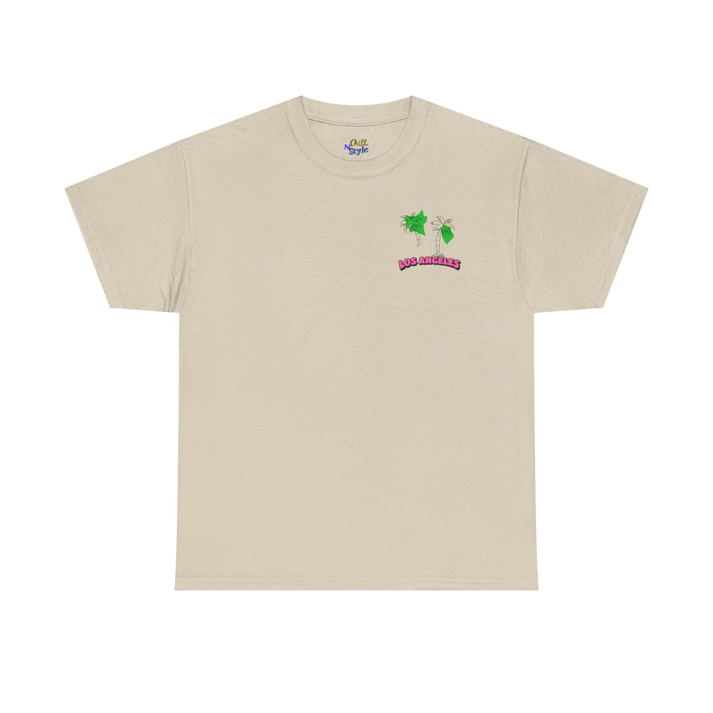 White Tee — 'Star Catcher' Minimal Green Star Graphic T-Shirt