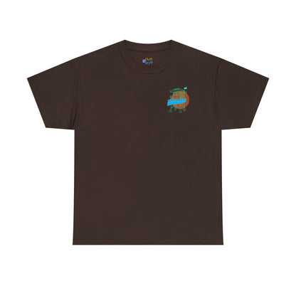 Maroon Retro Camper T‑Shirt — Vintage Travel Graphic Tee